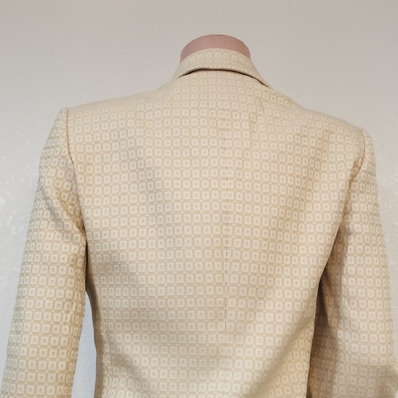 TAHARI by Arthur S. Levine Creamy Dreamy Vintage Style Trench Duster Coat Sz 8 - Picture 12 of 16